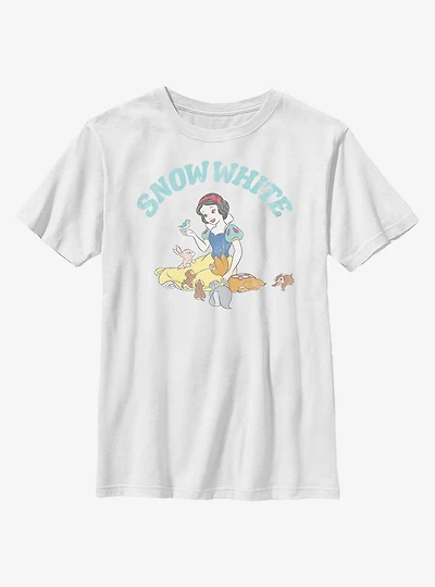Disney Snow White And The Seven Dwarfs Woodland Animals Youth T-Shirt
