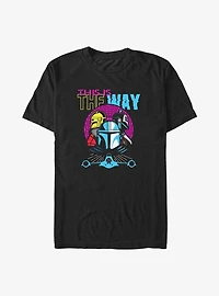 Star Wars The Mandalorian Hyper Sunset Big & Tall T-Shirt