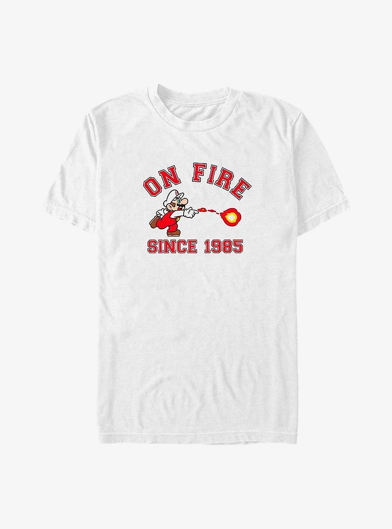 Mario On Fire Since 1985 Big & Tall T-Shirt