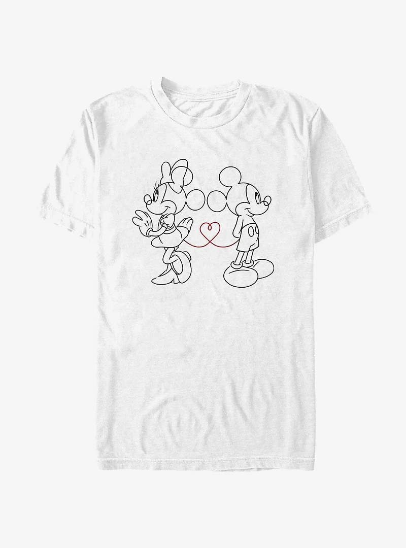 Disney Mickey Mouse A Tale of Two Lovers Extra Soft T-Shirt