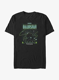 Pokemon Bulbasaur Grid Extra Soft T-Shirt