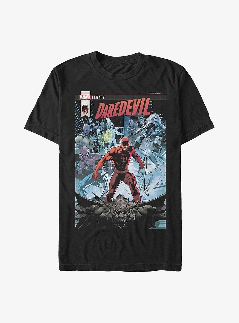 Marvel Daredevil Comic Cover Poster Big & Tall T-Shirt