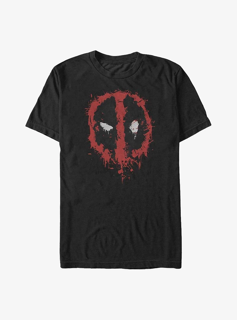 Marvel Deadpool Evil Eye Splatter Icon Big & Tall T-Shirt