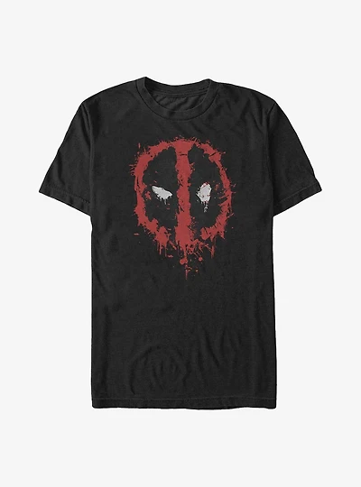 Marvel Deadpool Evil Eye Splatter Icon Big & Tall T-Shirt