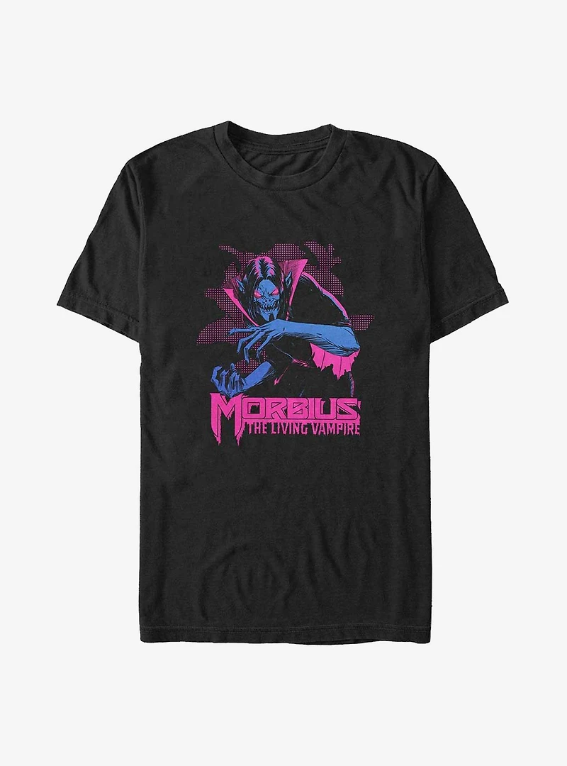 Marvel Morbius Neon The Living Vampire Big & Tall T-Shirt