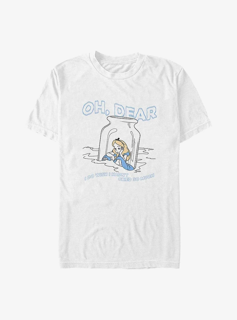 Disney Alice Wonderland Dear Tears Big & Tall T-Shirt