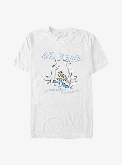 Disney Alice Wonderland Dear Tears Big & Tall T-Shirt