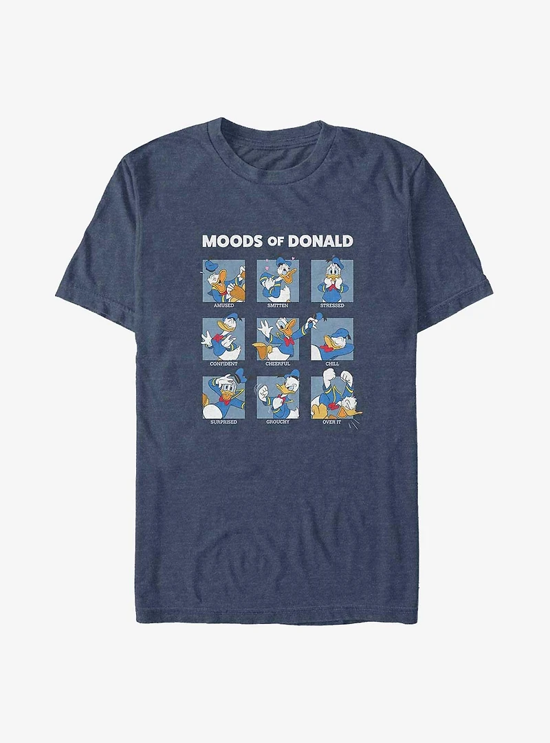 Disney Donald Duck Moods Of Big & Tall T-Shirt
