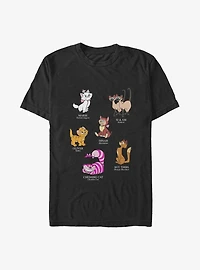 Disney Channel Cat Breeds Big & Tall T-Shirt