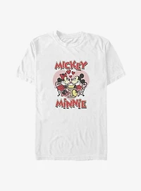 Disney Mickey Mouse & Minnie Sweet Sundae Big Tall T-Shirt