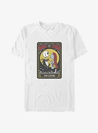 The Nightmare Before Christmas Jack & Sally The Lovers Tarot Big & Tall T-Shirt
