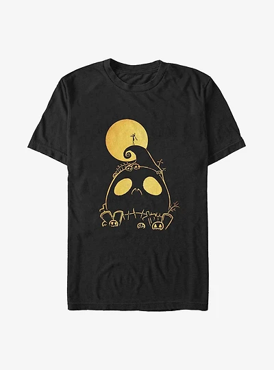 Disney The Nightmare Before Christmas Skull Cemetery Big & Tall T-Shirt
