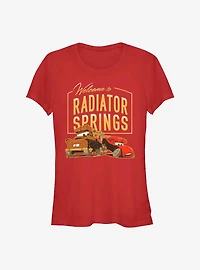 Cars Welcome To Radiator Springs Girls T-Shirt