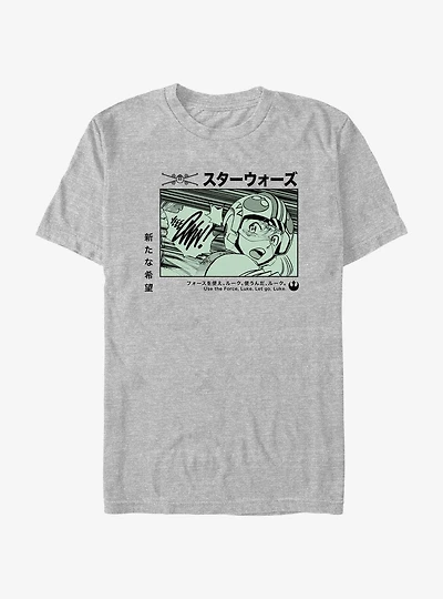 Star Wars Anime Luke Panel T-Shirt