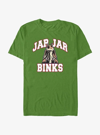 Star Wars Jar Binks Varsity T-Shirt