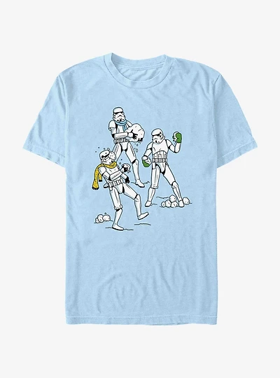 Star Wars Snow Fight Storm Troopers T-Shirt