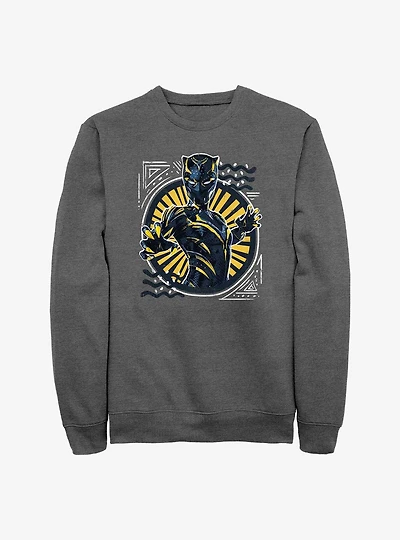 Marvel Black Panther: Wakanda Forever Painted Shuri Badge Sweatshirt