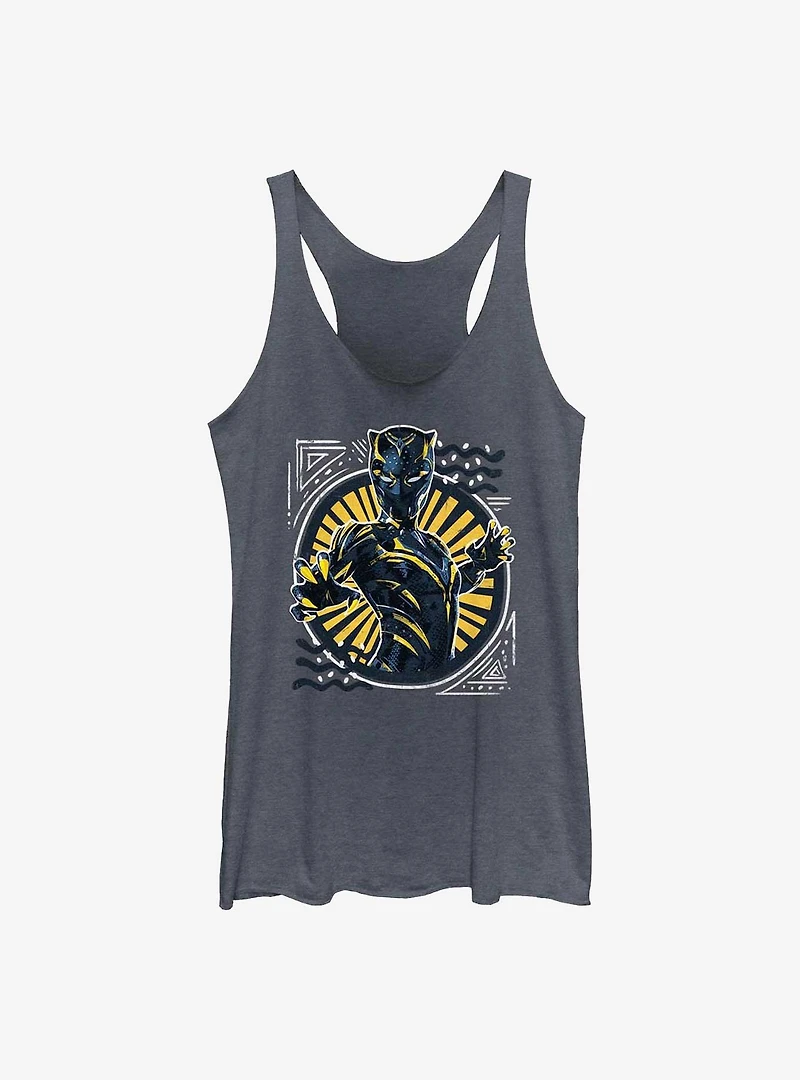 Marvel Black Panther: Wakanda Forever Painted Shuri Badge Girls Tank