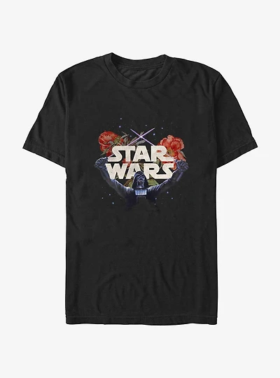 Star Wars Floral Darth Vader T-Shirt