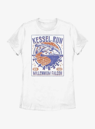 Star Wars Kessel Run Millennium Falcon Womens T-Shirt