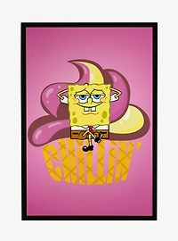 Spongebob Squarepants Chillin' Framed Poster