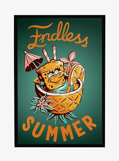 Spongebob Squarepants Endless Summer Colada Framed Poster