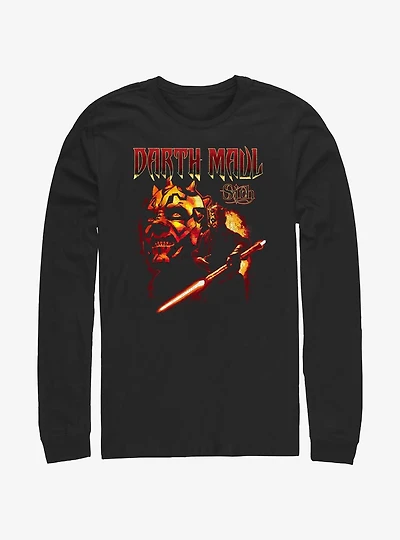 Star Wars Heavy Metal Darth Maul Long-Sleeve T-Shirt