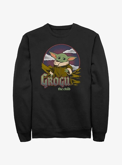 Star Wars The Mandalorian Grogu Child Vintage Sweatshirt