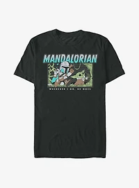 Star Wars The Mandalorian Chibi Chase Child T-Shirt