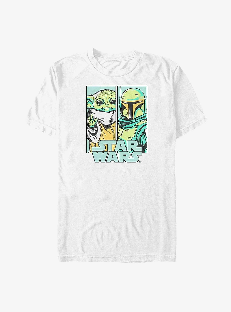Star Wars The Mandalorian Highlight Panels T-Shirt