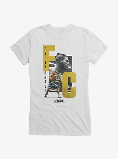 Creed III Felix Chavez Portrait Girls T-Shirt