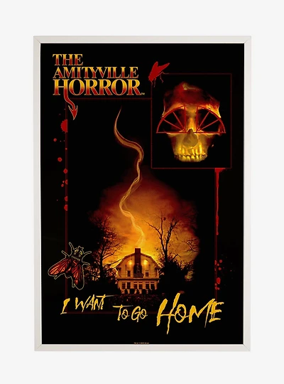 The Amityville Horror I Want To Go Home Framed Poster