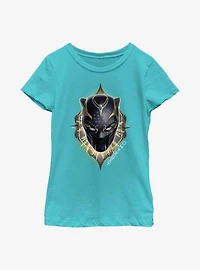 Marvel Black Panther: Wakanda Forever Shuri Emblem Youth Girls T-Shirt