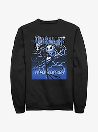 Disney The Nightmare Before Christmas Electric Jack Sweatshirt