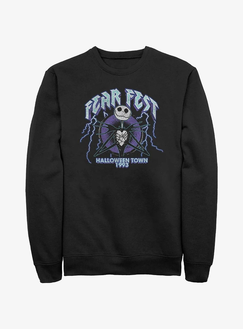 The Nightmare Before Christmas Jack Fear Fest 1993 Sweatshirt