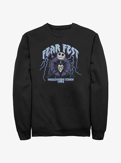 The Nightmare Before Christmas Jack Fear Fest 1993 Sweatshirt