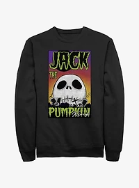 Disney The Nightmare Before Christmas Jack Pumpkin King Skull Poster Sweatshirt