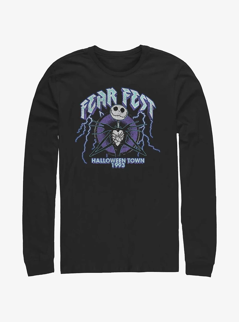 The Nightmare Before Christmas Jack Fear Fest 1993 Long-Sleeve T-Shirt