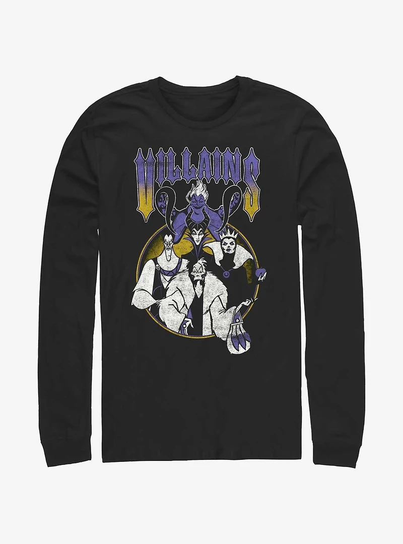Disney Villains Metal Long-Sleeve T-Shirt