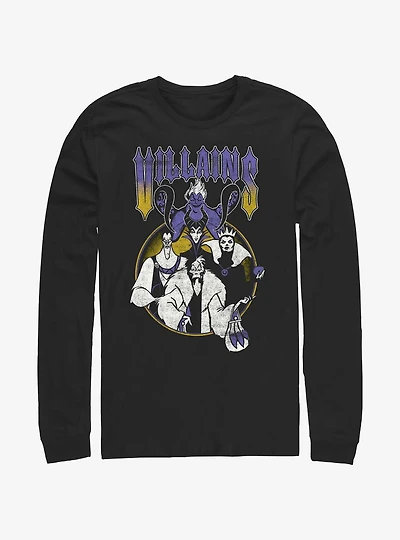 Disney Villains Metal Long-Sleeve T-Shirt