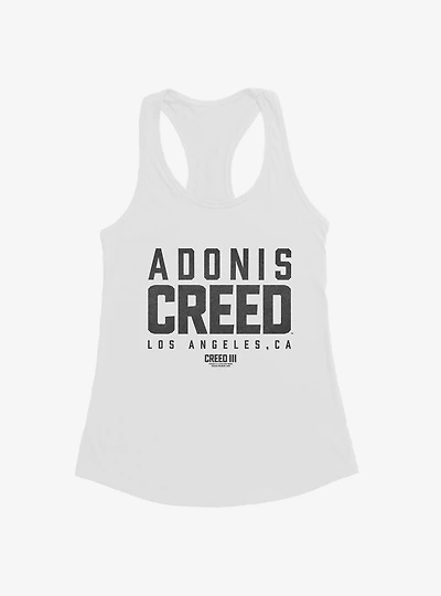 Creed III Adonis Los Angeles Womens Tank Top