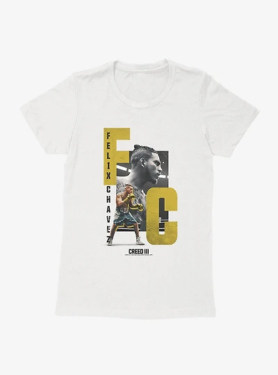 Creed III Felix Chavez Portrait Womens T-Shirt