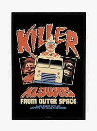 Killer Klowns From Outer Space Vintage Framed Poster