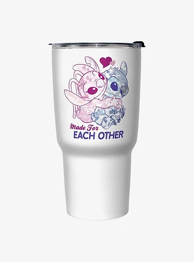Disney Lilo & Stitch Angel and Stitch Made For Each Other Travel Mug