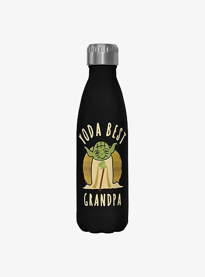 Star Wars Best Grandpa Yoda Says Water Bottle