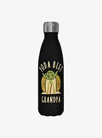 Star Wars Best Grandpa Yoda Says Water Bottle
