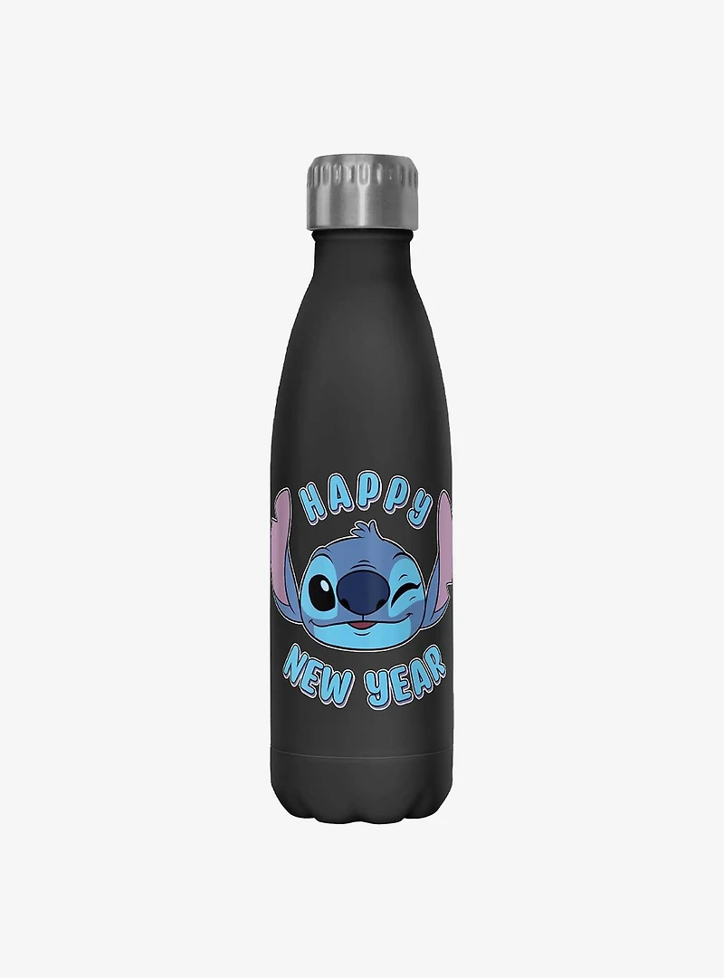 Disney Lilo & Stitch Happy New Year Stitch Wink Water Bottle
