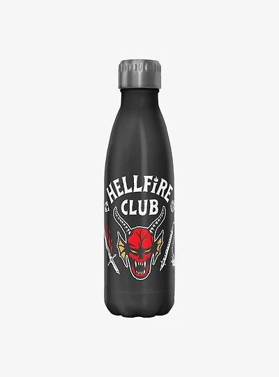 Stranger Things Hellfire Club Water Bottle
