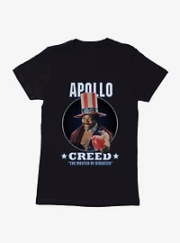 Rocky Apollo Creed The Master Of Disaster Womens T-Shirt