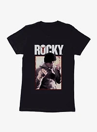 Rocky Fighting Stance Womens T-Shirt